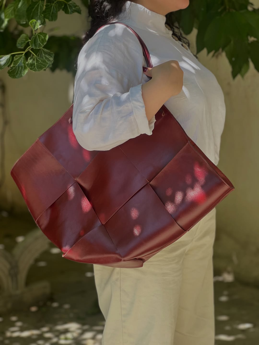 کیف تاروپود چرم طبیعی k21
